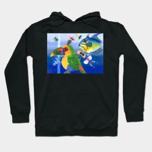 Fish Tank :: Sea Creatures Hoodie